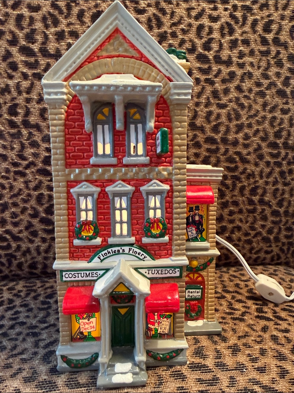 Department 56 “Finklea’s Finery: Costume Shop. The Original Snow Village.
